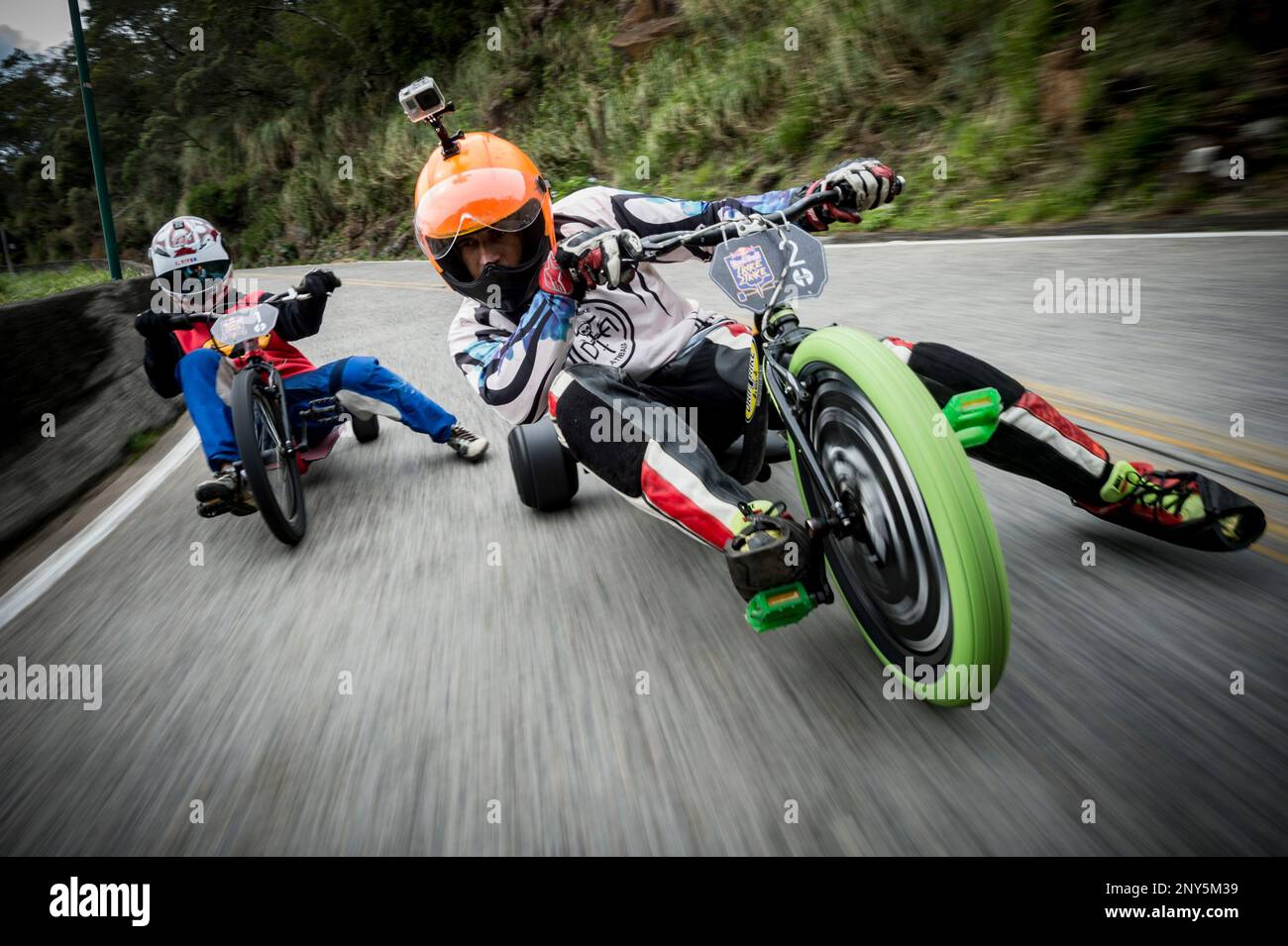 Trike Riot Standing In the third edition of Red Bull Trike Strike in Brazil forty athletes ...