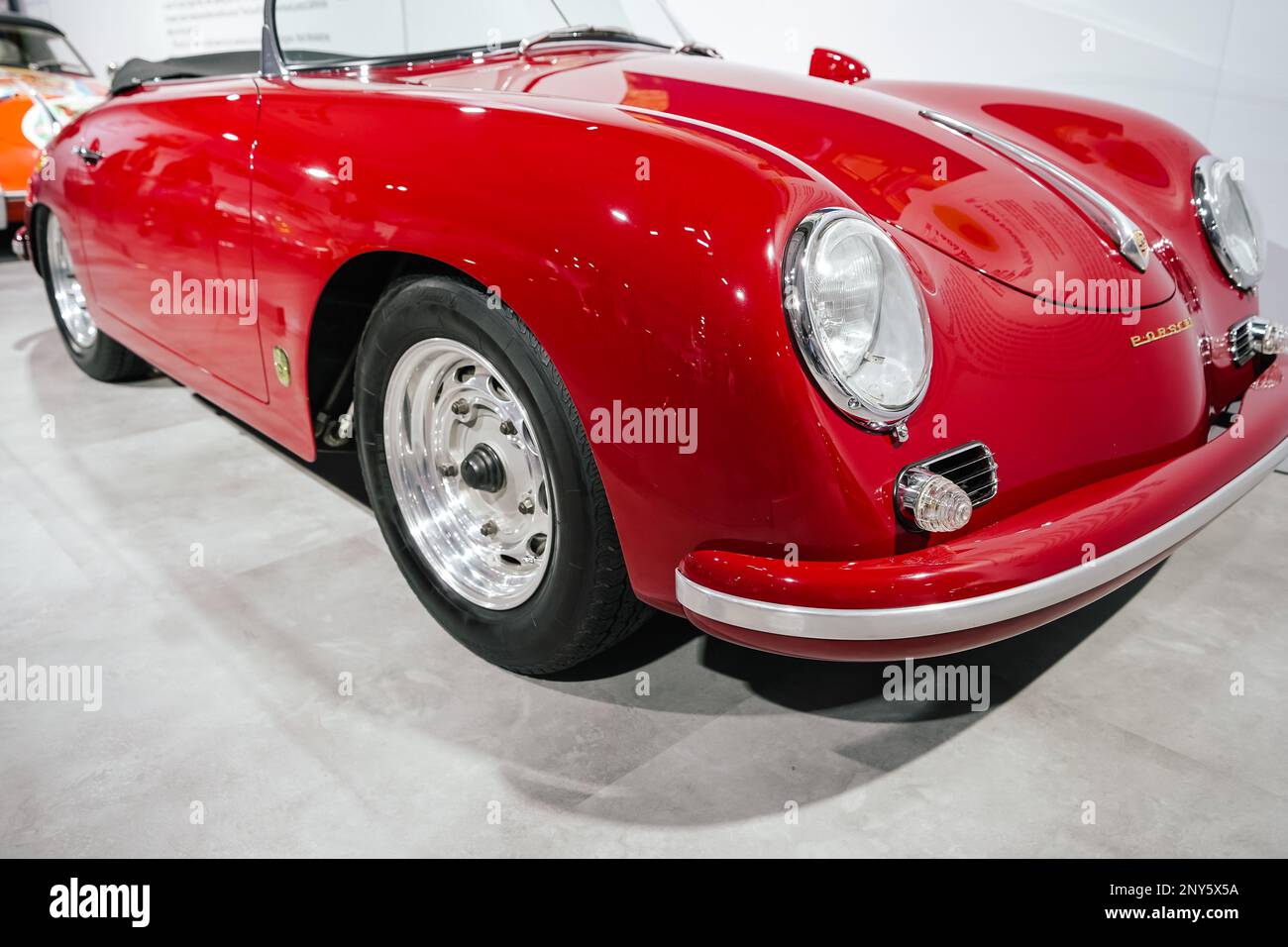 Red 1959 Porsche 356 A Carrera GT Speedster Stock Photo Alamy