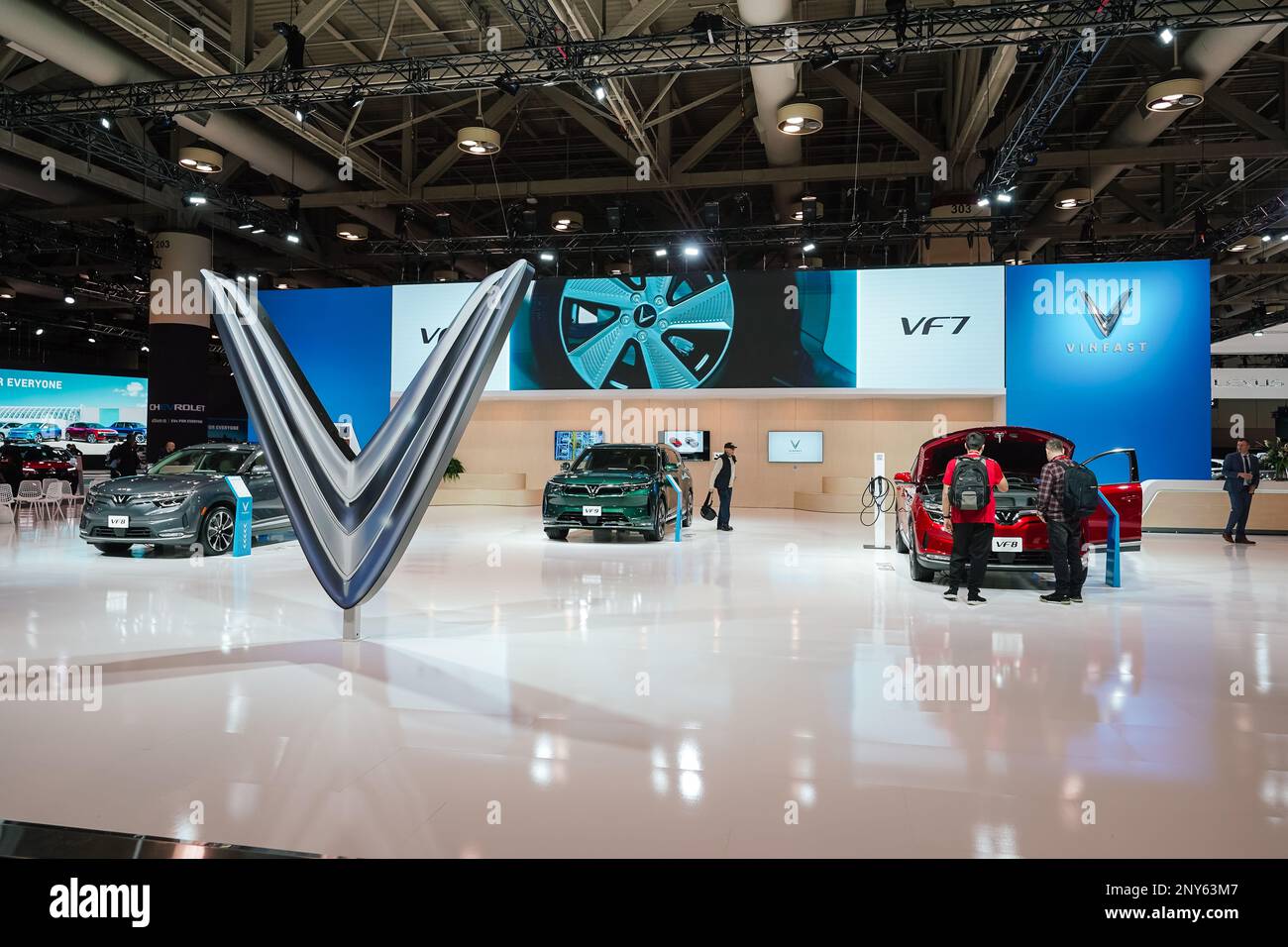 Pre production Electric SUVs VF6, VF7, VF8, VF9 from Vinfast electric