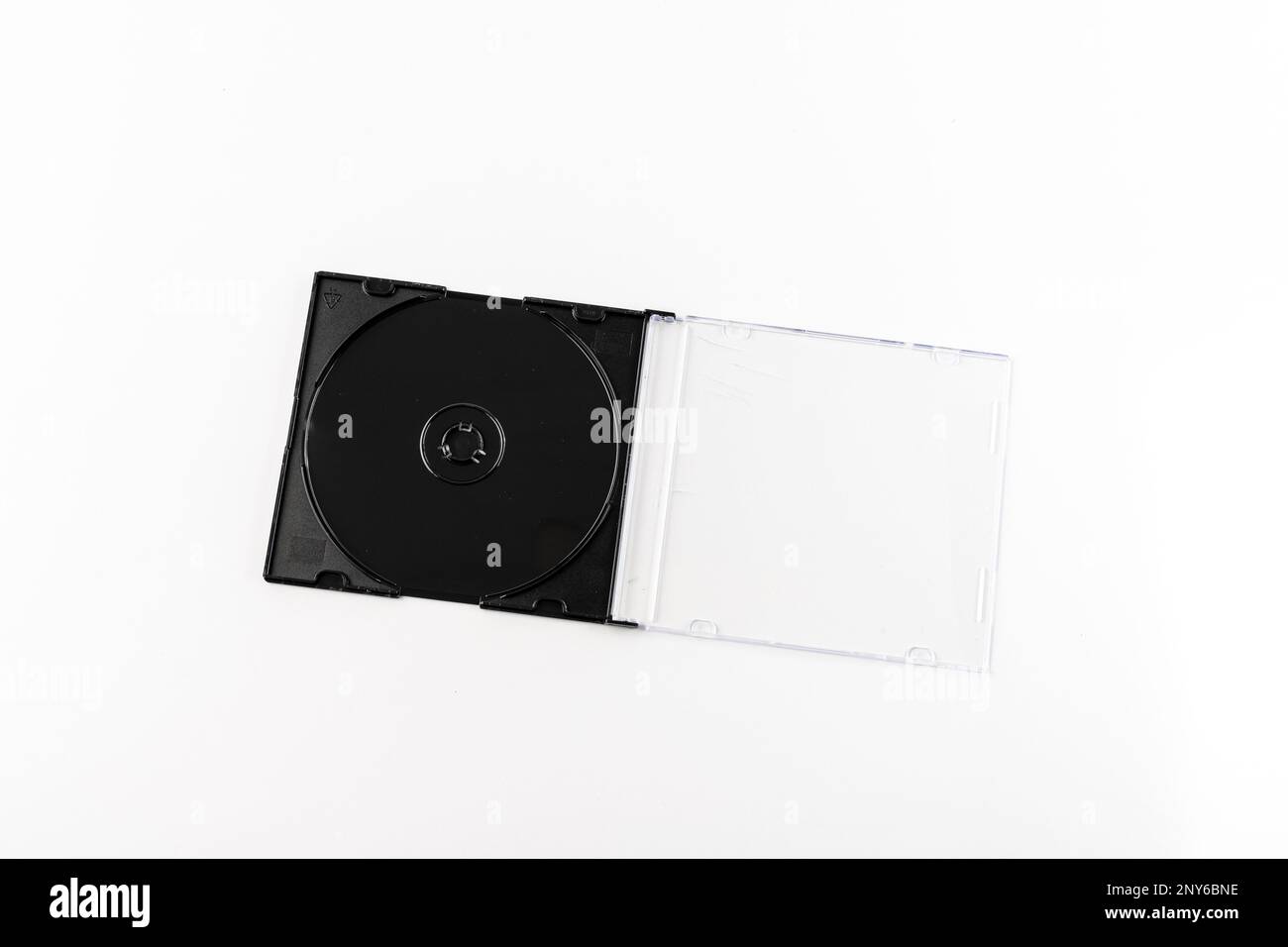 Blank CD case isolated on white background Stock Photo Alamy