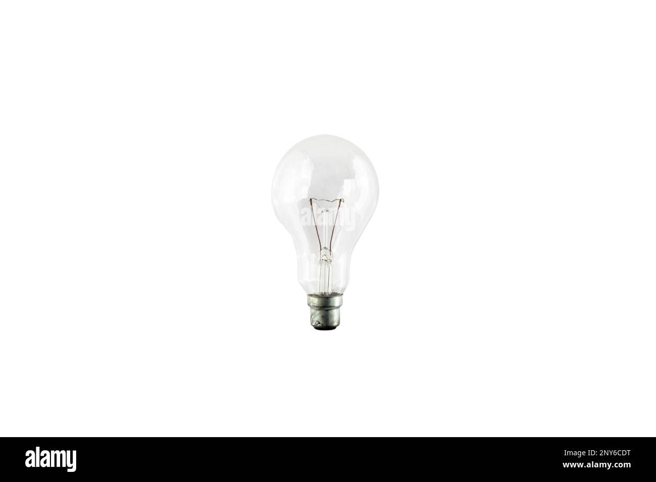 Tungsten light bulb isolated on white background Stock Photo Alamy