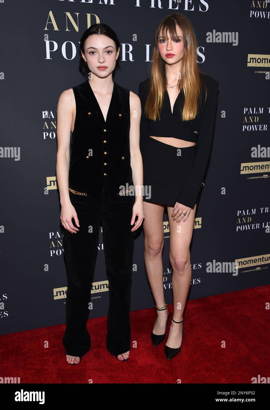 West Hollywood, USA. 01st Mar, 2023. Lily McInerny and Quinn Frankel ...