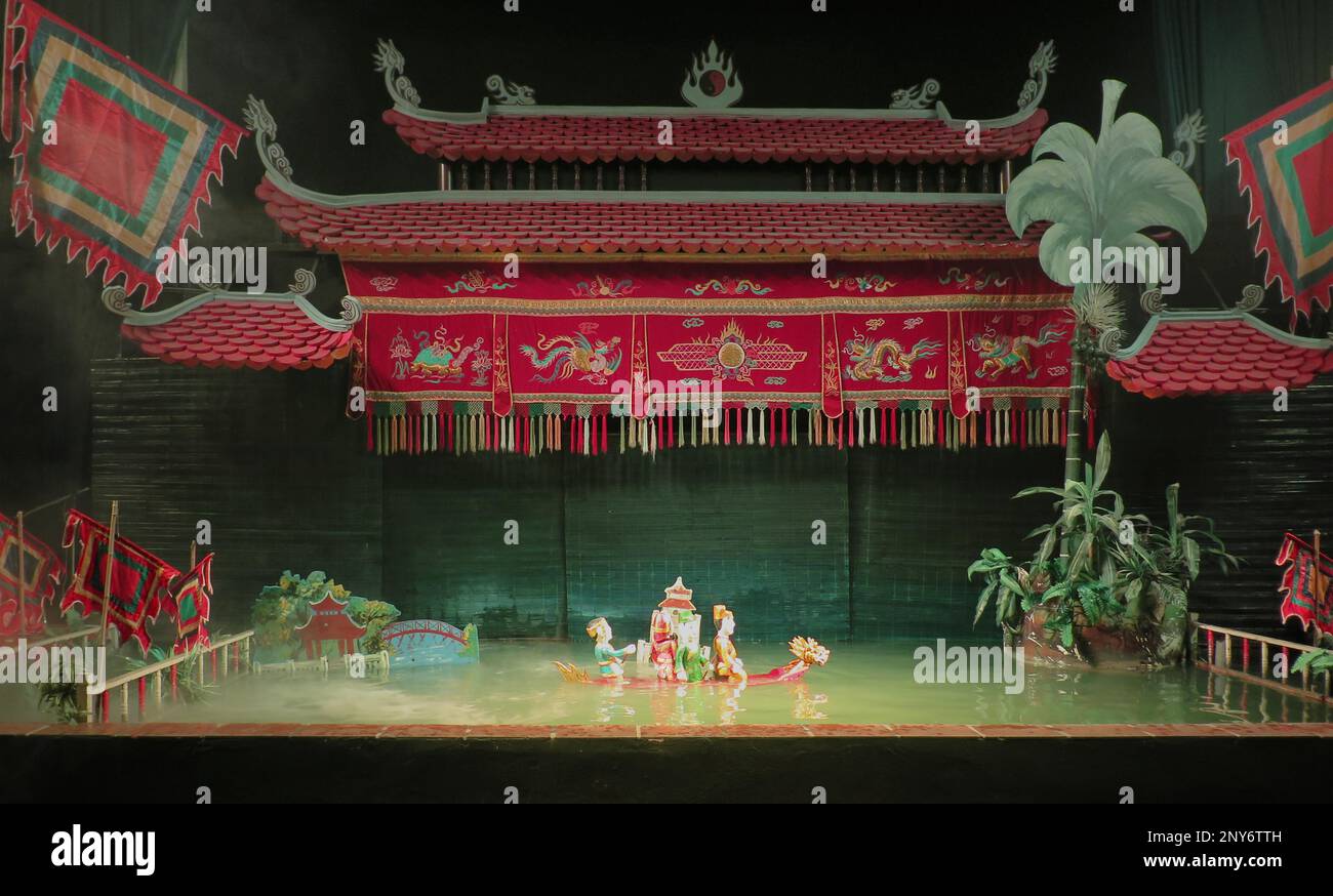 Lotus Water Puppet Theatre, Le Thai To, Hanoi, Vietnam Stock Photo Alamy