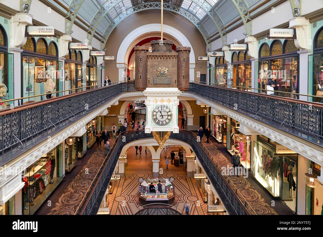 Sydney Australia. Queen Victoria Building Mall Stock Photo Alamy