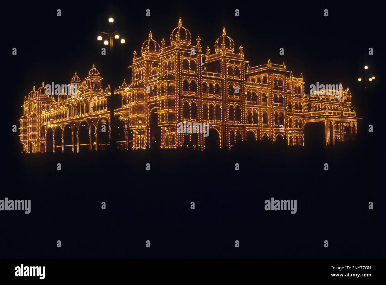 The Mysore Palace Is At Its Resplendent Best When Lit At Night the-mysore-palace-is-at-its-resplendent-best-when-lit-at-night