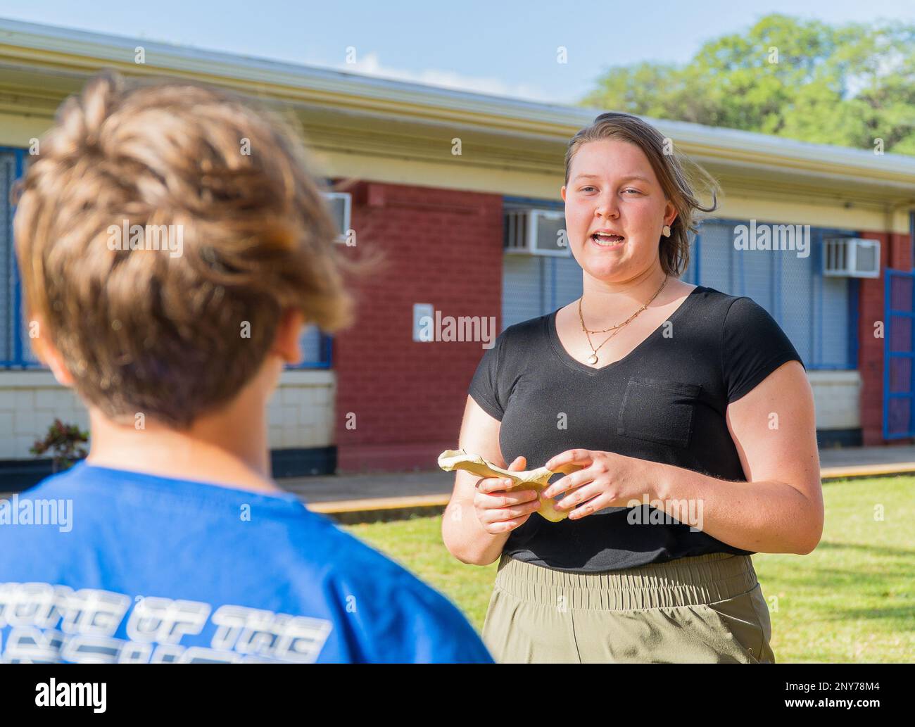 Stephanie Hartley, Forensic Anthropologist, an employee at the Defense