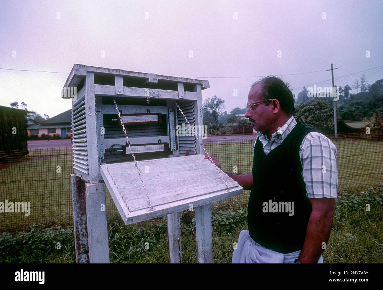 Rain Gauge Station at Agumbe, Karnataka wettest place in South India
