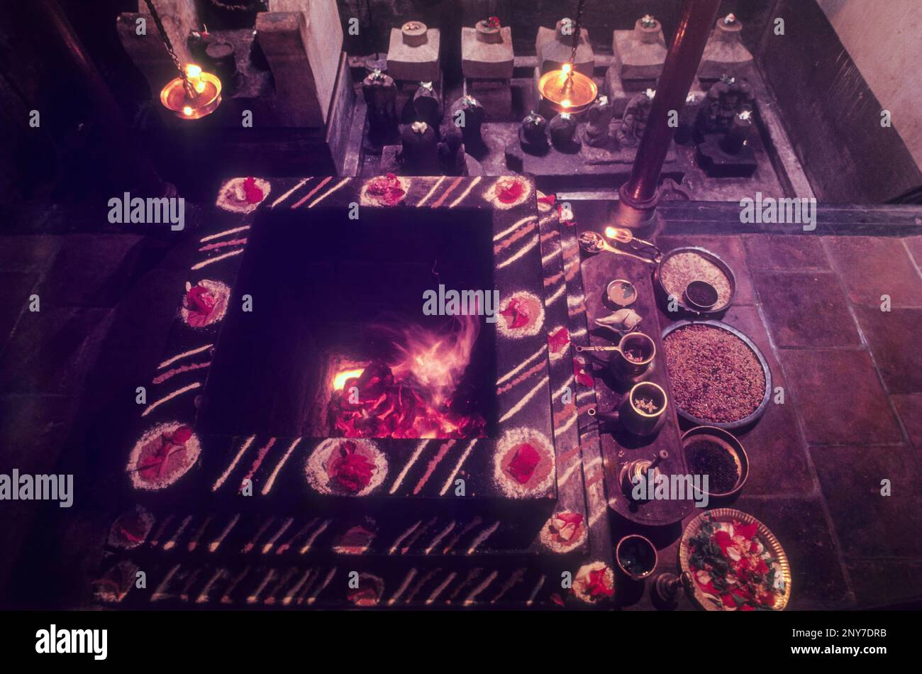 Indian Cultture house Ceremony Pooja Agni Havana Homa Kunda pooja