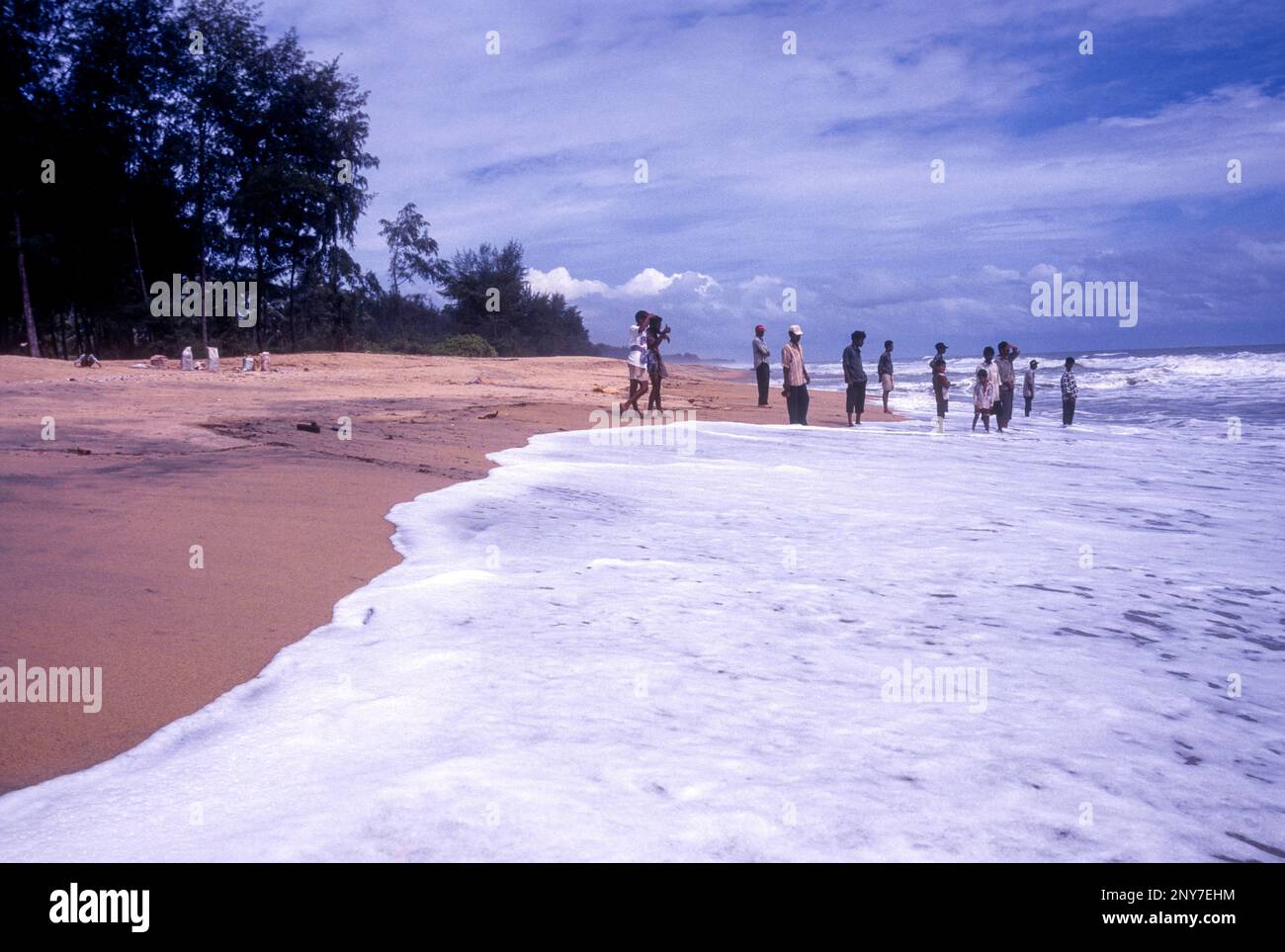 Kanwathirtha Beach near Kasaragod, Kerala, South India, India, Asia Stock Photo