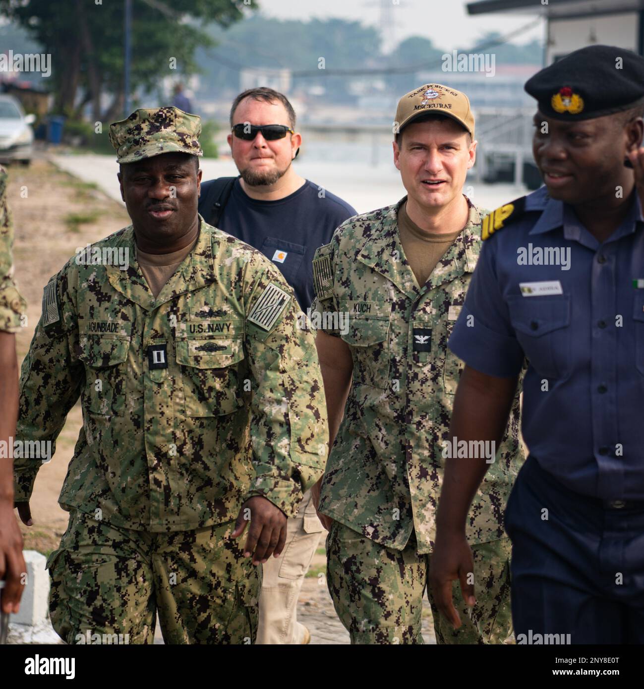 230130-N-DK722-1019 (Jan. 30, 2023) LAGOS, Nigeria – U.S. Navy