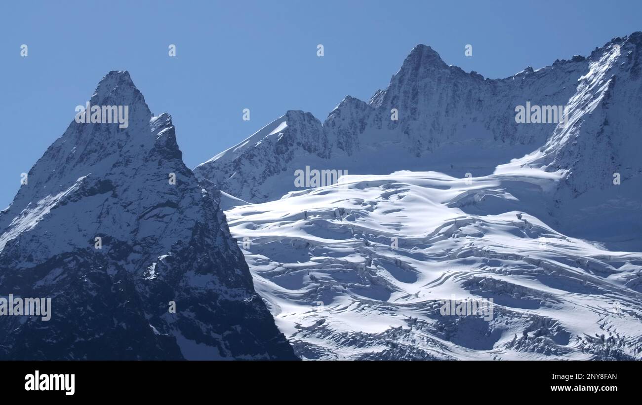 Flying top sharp peak mountain hi-res stock photography and images - Alamy