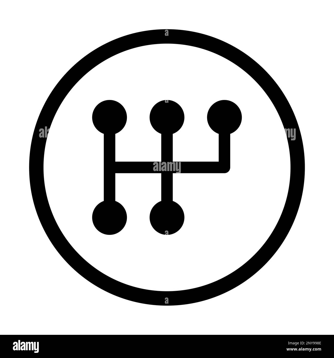 gearbox icon vector transmission sign for graphic design, logo, website