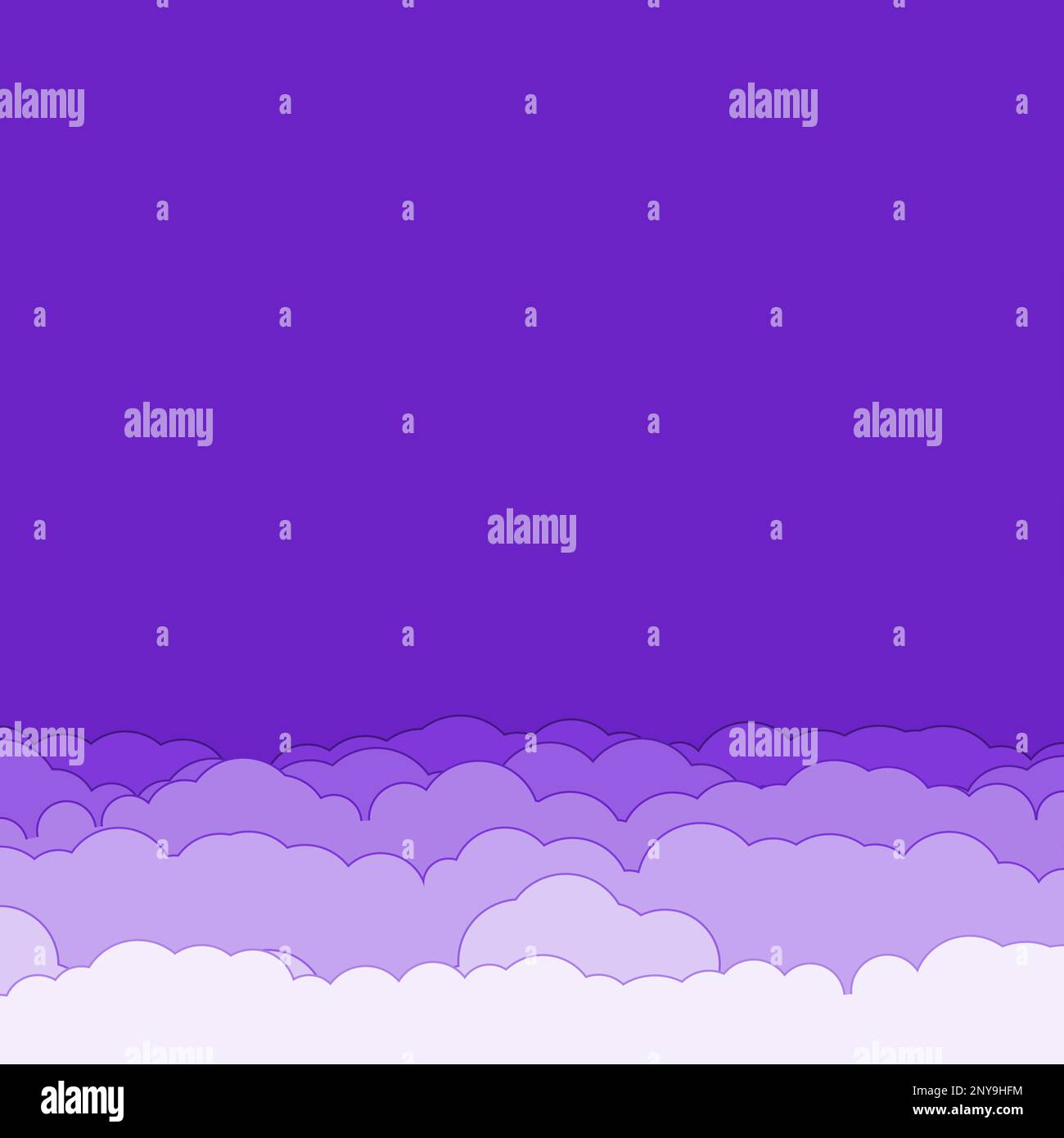 Cartoon colour clouds background illustration Stock Vector Image & Art ...