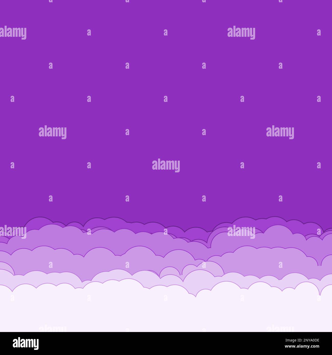Cartoon colour clouds background illustration Stock Vector Image & Art ...