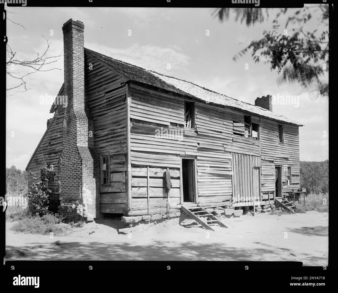Andrews Log House, Rutherford County, North Carolina. Carnegie Survey
