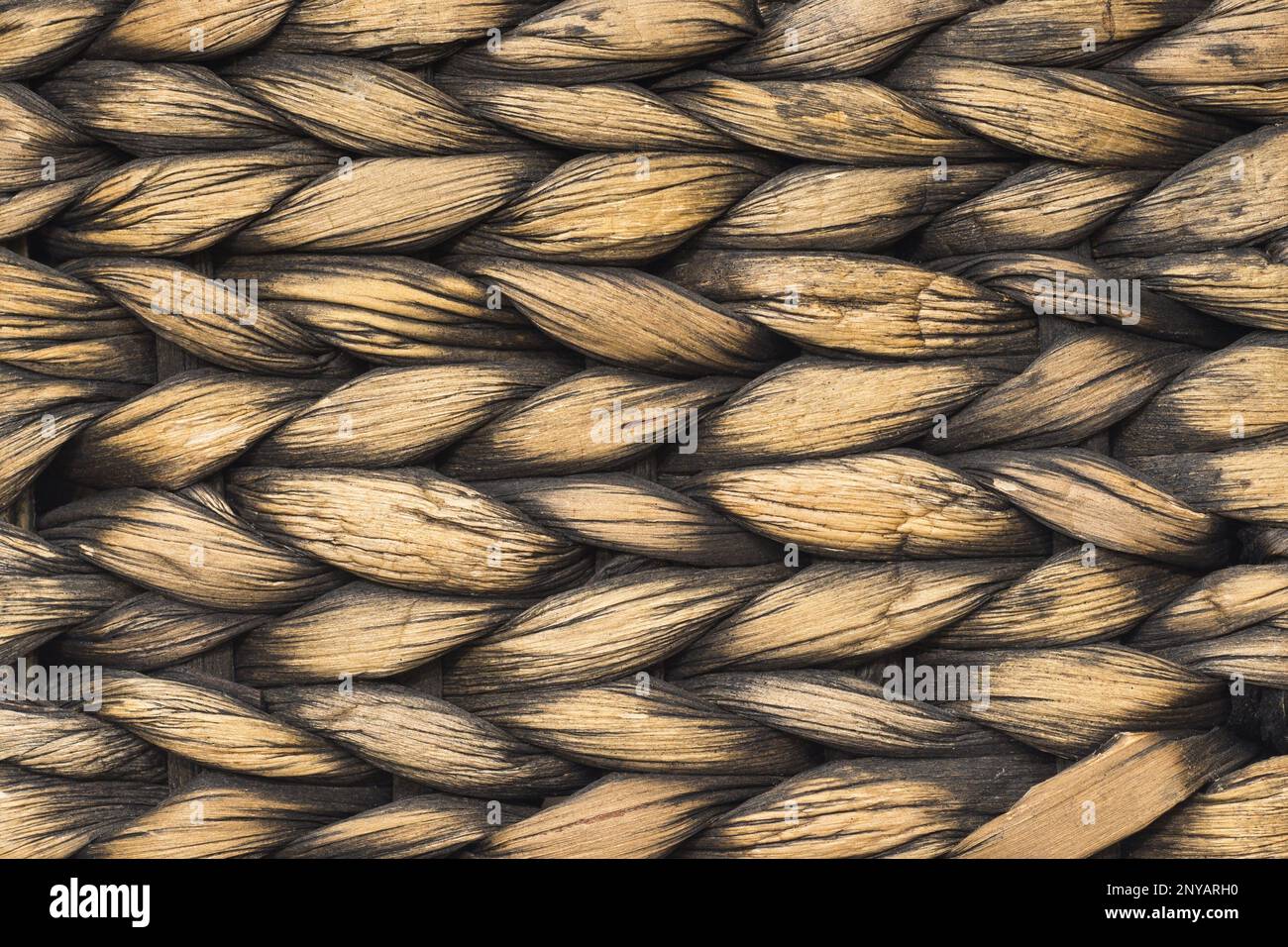 Closeup of basket weave made of water hyacinth fibers Stock Photo Alamy