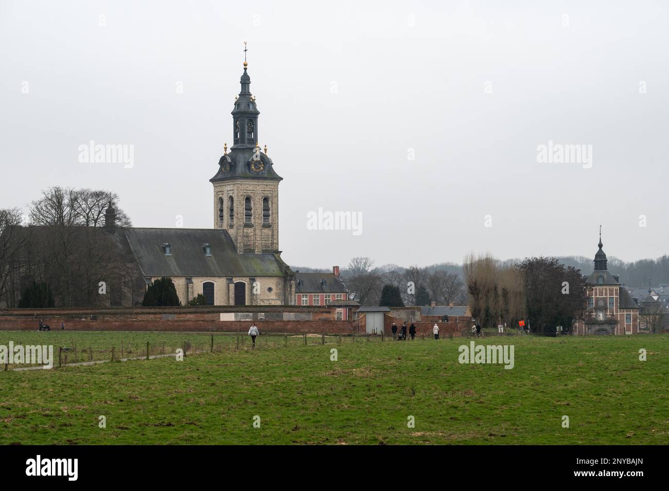 KesselLo, Flemish Brabant, Belgium Feb 11 2023 The Park abbey