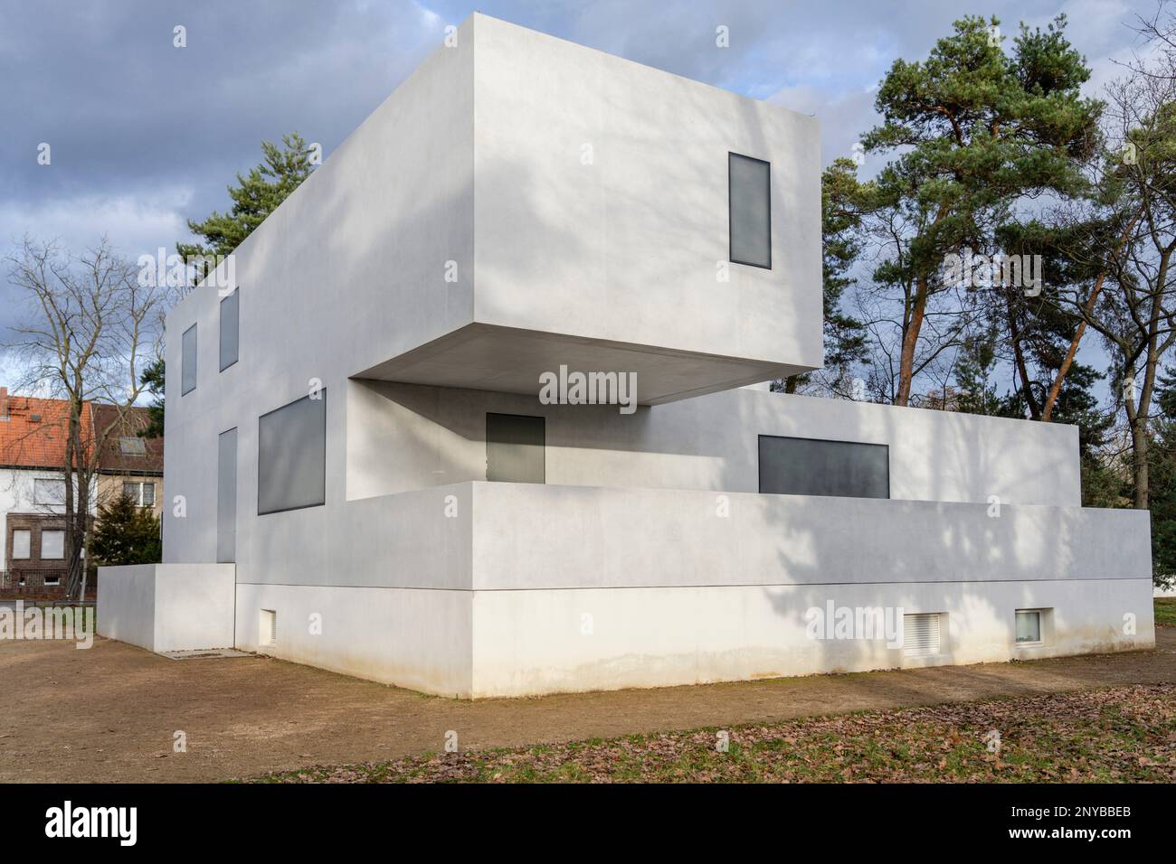Houses of the Bauhaus Masters, Dessau, Federal Republic of Germany. Stock Photo