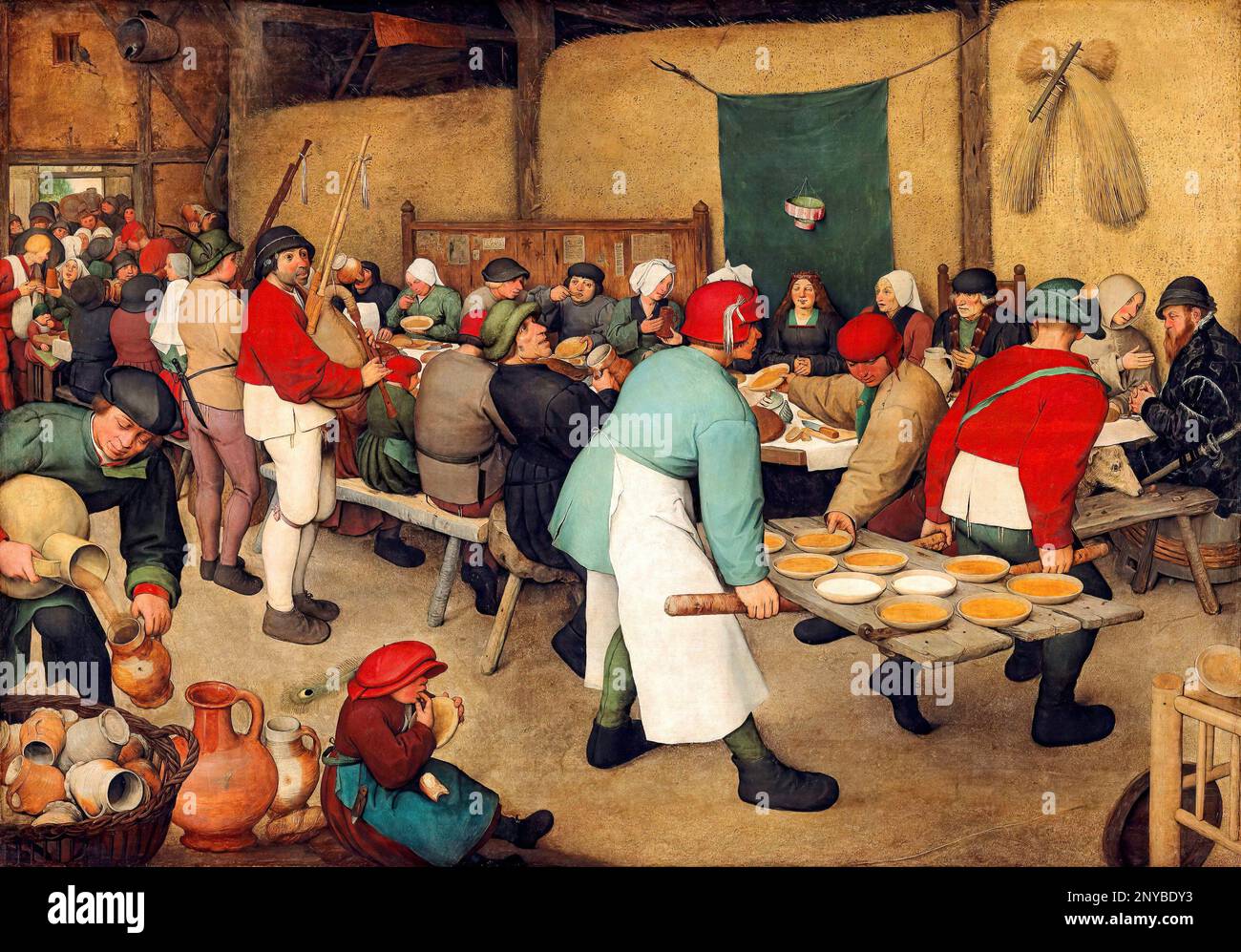 A country wedding. The apparent ""snapshot"" is carefully composed