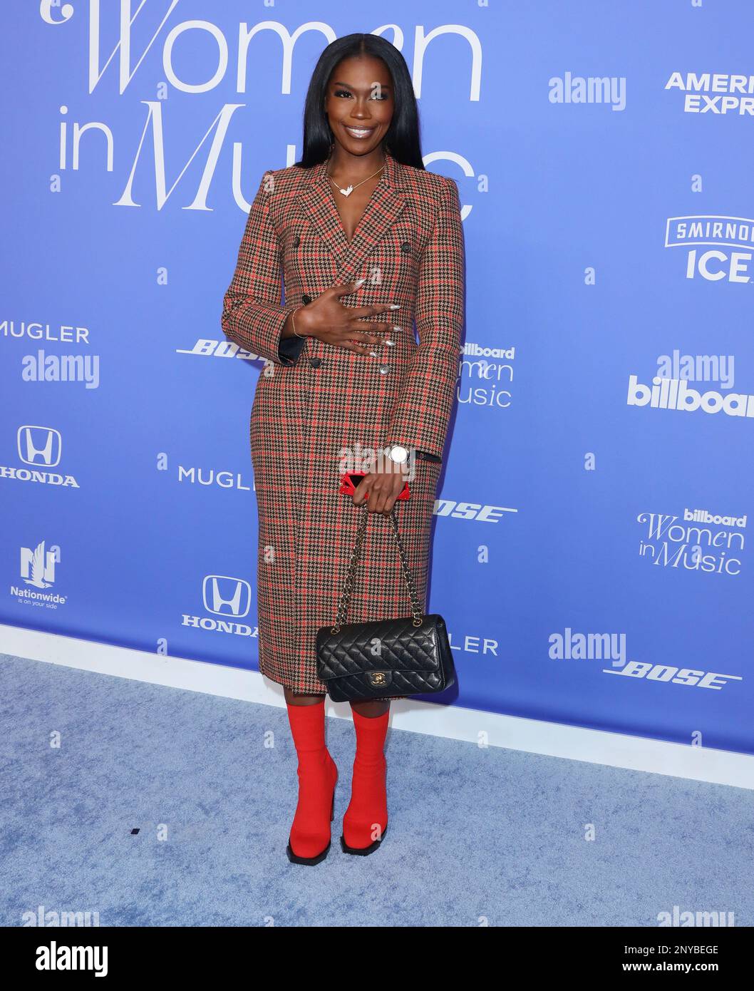 Amber Grimes arrives at The 2023 Billboard Women in Music Awards held ...