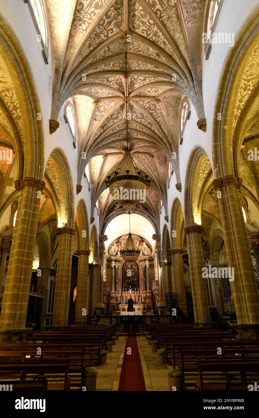 Elvas, Our Lady of the Assumption Cathedral (manueline 16th century). UNESCO World Heritage Site. Portalegre, Alentejo, Portugal. Stock Photo
