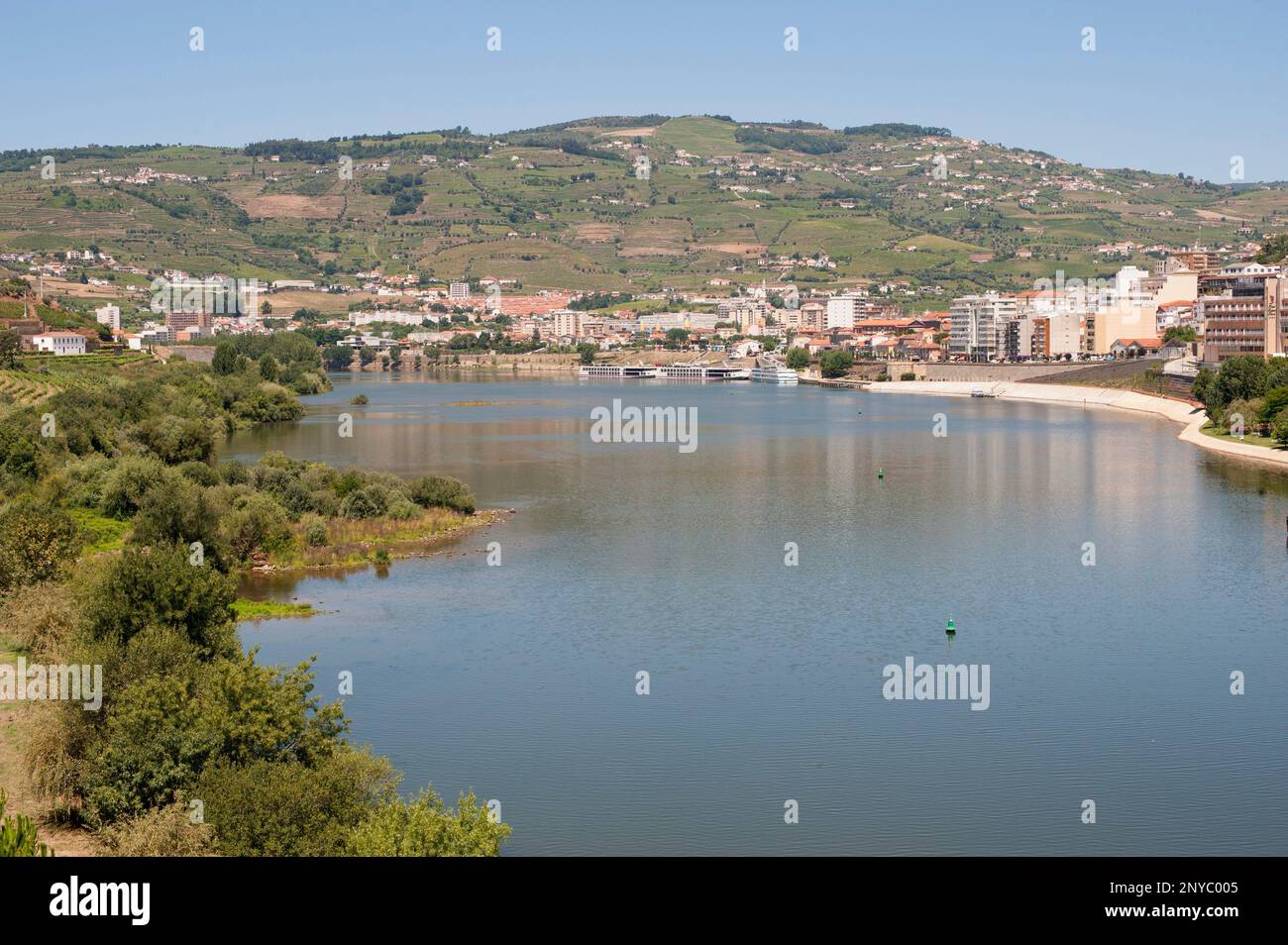 Peso da Regua or Regua is a town located on the banks of Douro river. Vila Real, Portugal. Stock Photo
