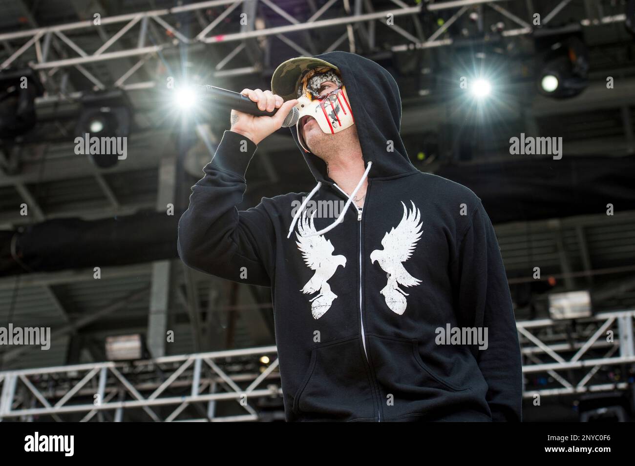 Jorel Decker Of Hollywood Undead Performs During The Rock On The Range ...