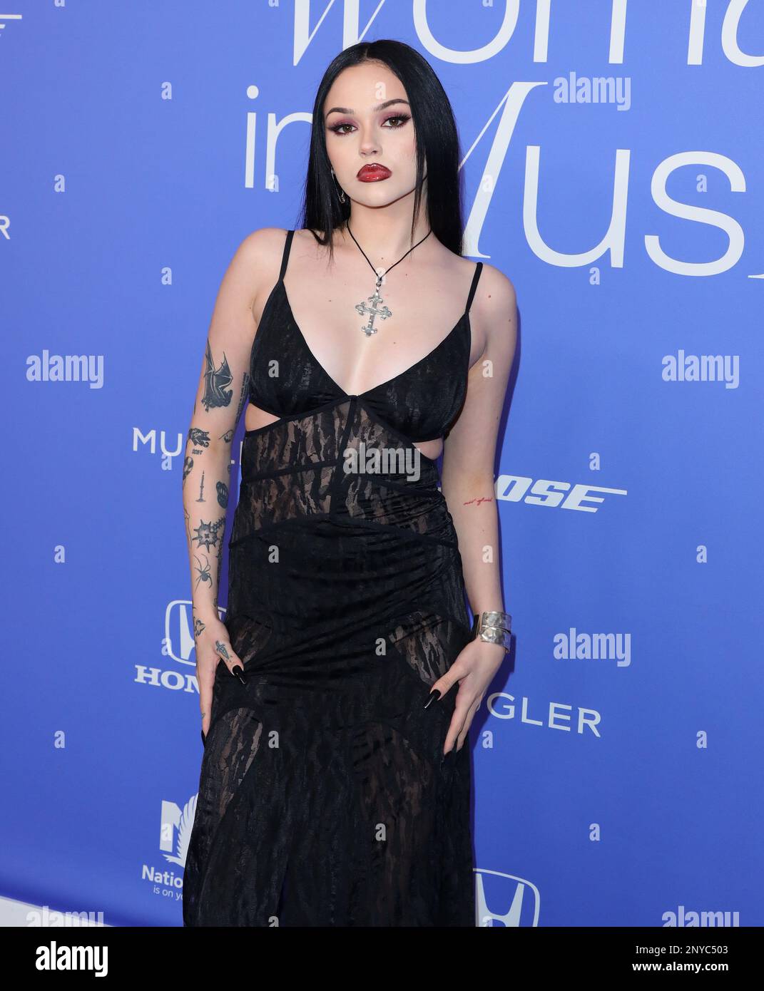 Inglewood, USA. 01st Mar, 2023. Maggie Lindemann arrives at The 2023  Billboard Women in Music Awards held at The YouTube Theater in Inglewood,  CA on Wednesday, March 1, 2023 . (Photo By