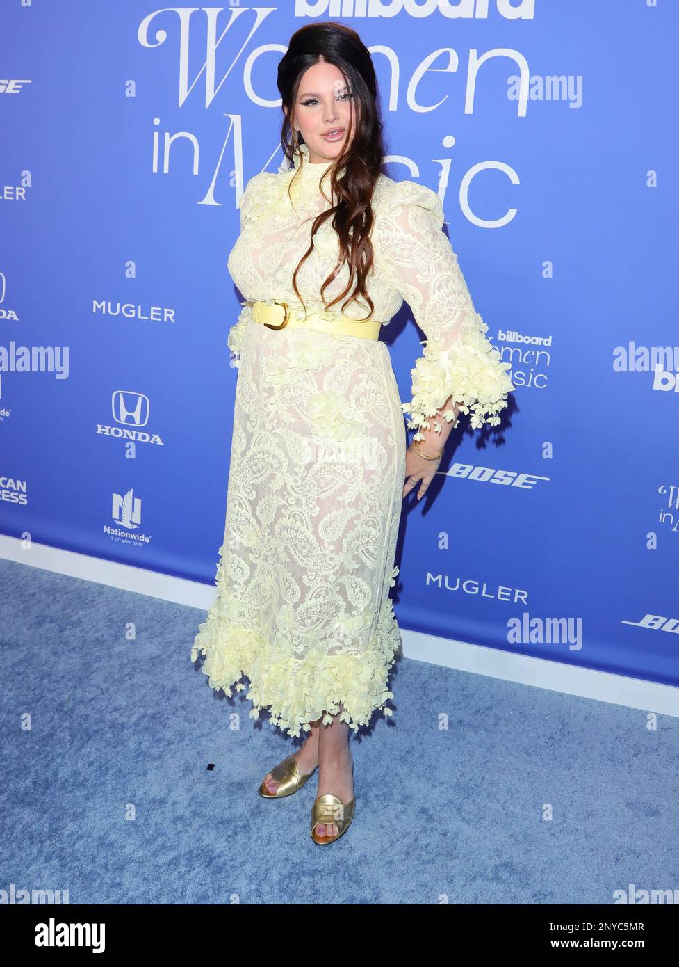 Inglewood, USA. 01st Mar, 2023. Lana Del Rey arrives at The 2023 Billboard Women in Music Awards held at The YouTube Theater in Inglewood, CA on Wednesday, March 1, 2023 . (Photo By Juan Pablo Rico/Sipa USA) Credit: Sipa USA/Alamy Live News Stock Photo