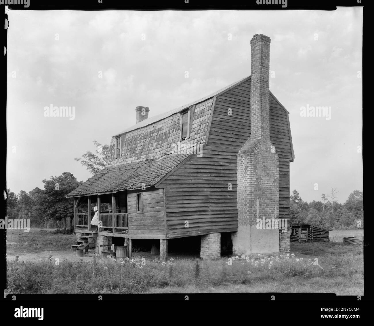 Cabin on Highway 301, Halifax County, North Carolina. Carnegie Survey