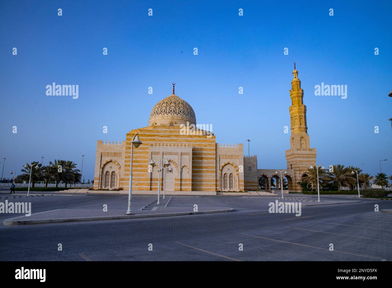 Shaikh Isa Bin Salman Al Khalifa Grand Mosque, Kingdom of Bahrain, Middle East. Stock Photo
