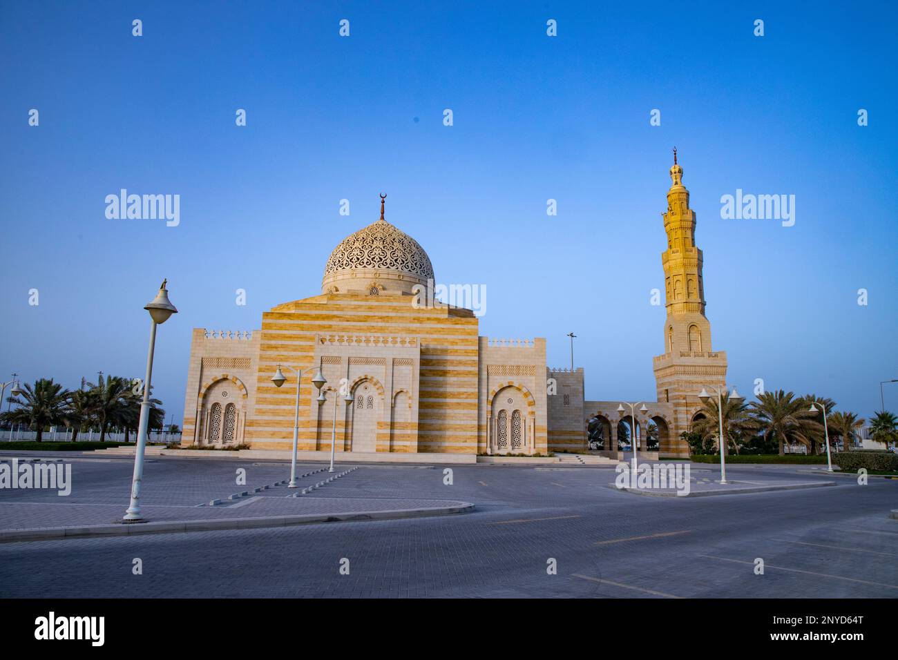 Shaikh Isa Bin Salman Al Khalifa Grand Mosque, Kingdom of Bahrain, Middle East. Stock Photo