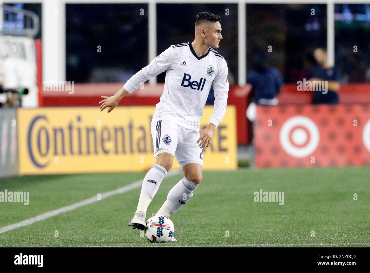 MLS Vancouver Whitecaps 2017 Alphonso Davies Adizero Player Issue Soccer  Jersey