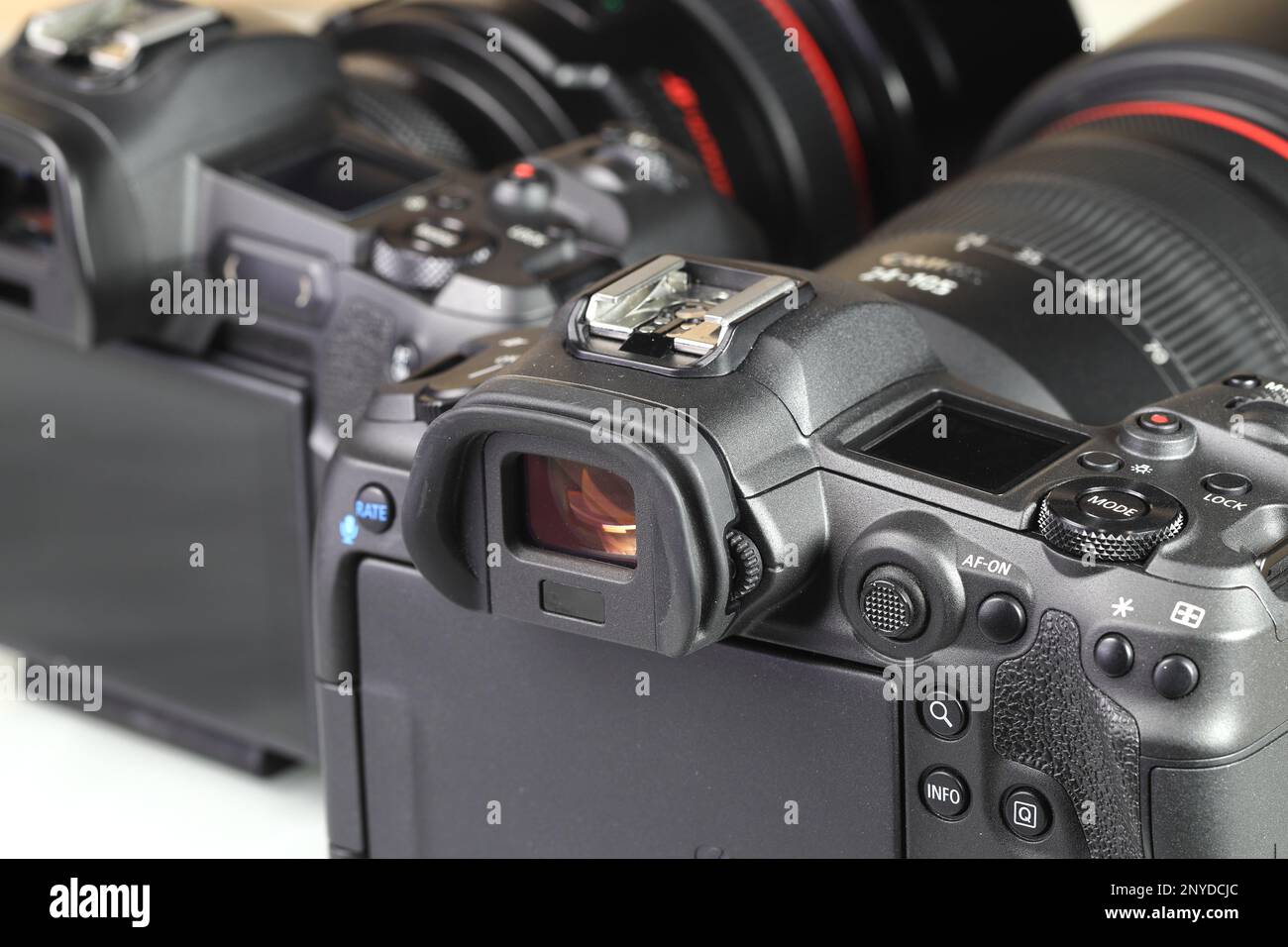 Collection of professional DSLR camera body with professional lens Stock Photo Alamy