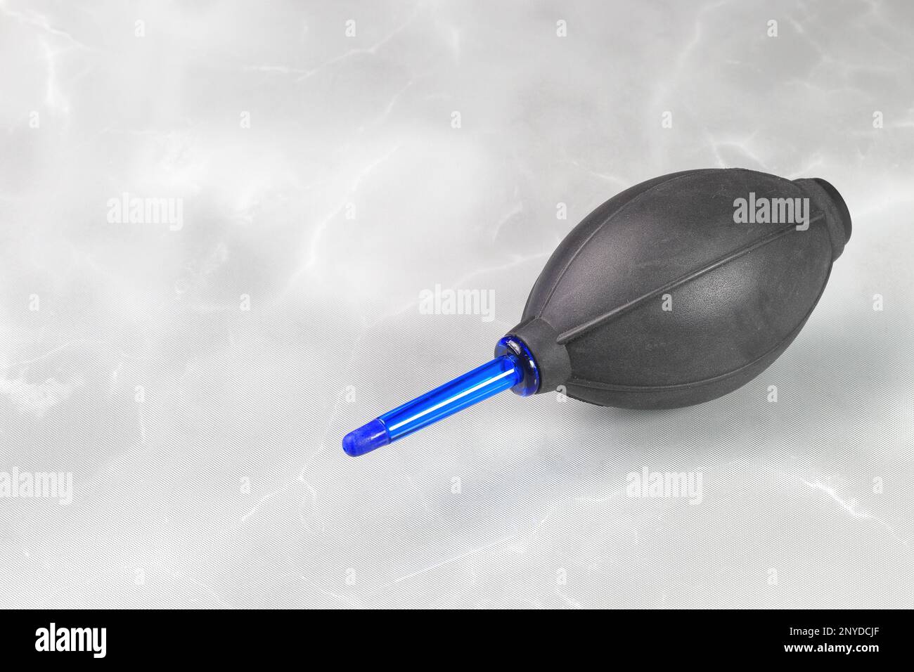 rubber blower for camera lens cleaning, Black and blue Rubber Blower