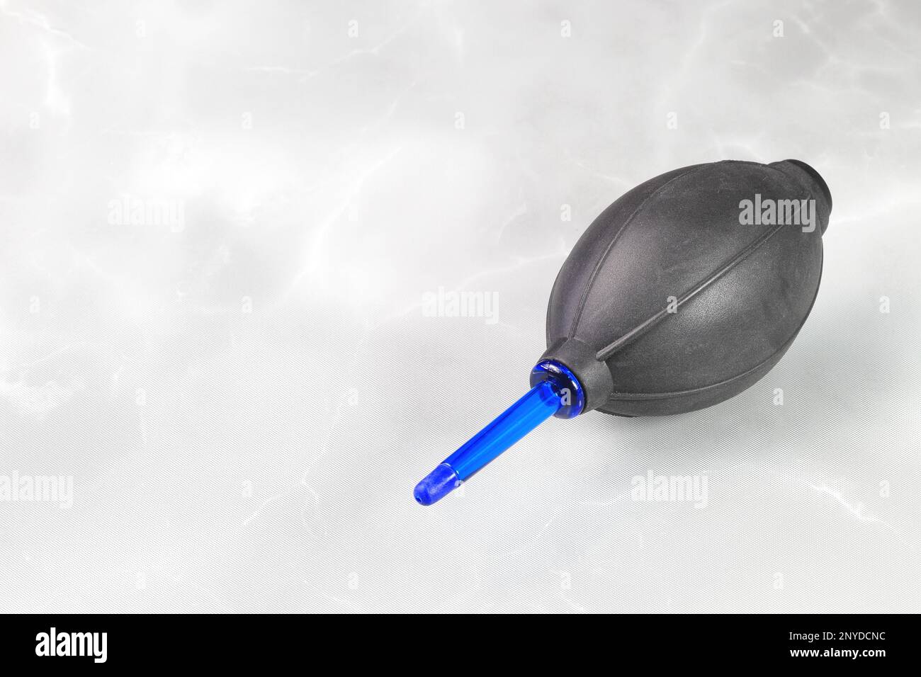 rubber blower for camera lens cleaning, Black and blue Rubber Blower
