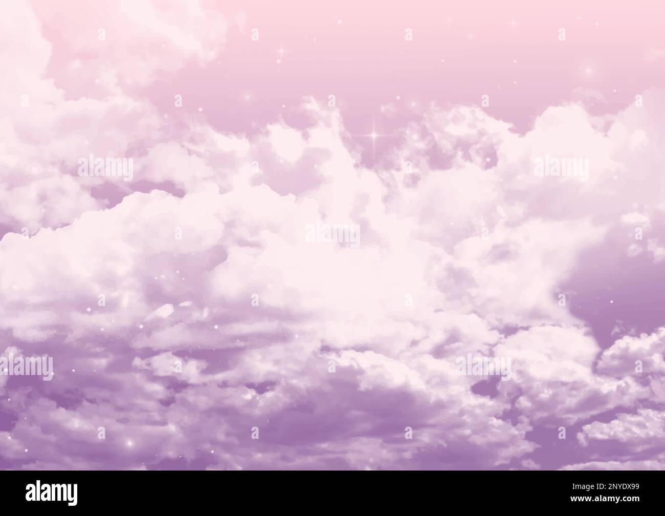 Abstract sugar cotton candy pink clouds background Stock Vector Image ...