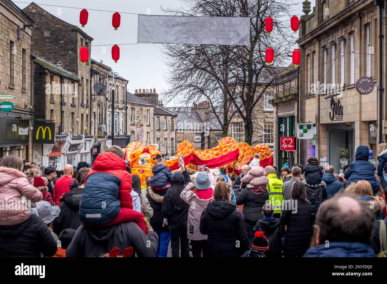 Chinese New Year in Lancaster, UK Stock Photo