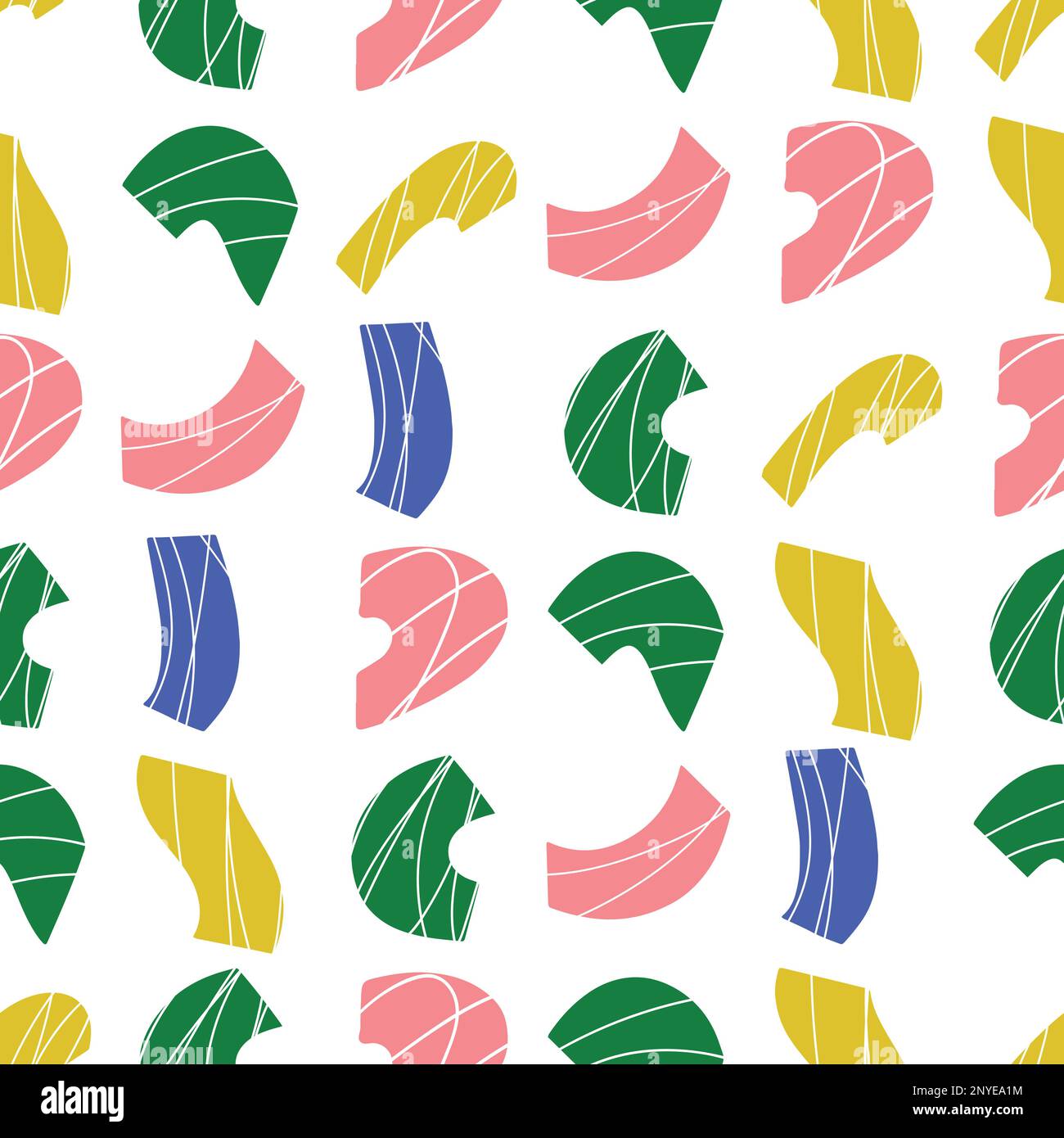 Vector geometric seamless pattern. Repeating abstract background Stock ...