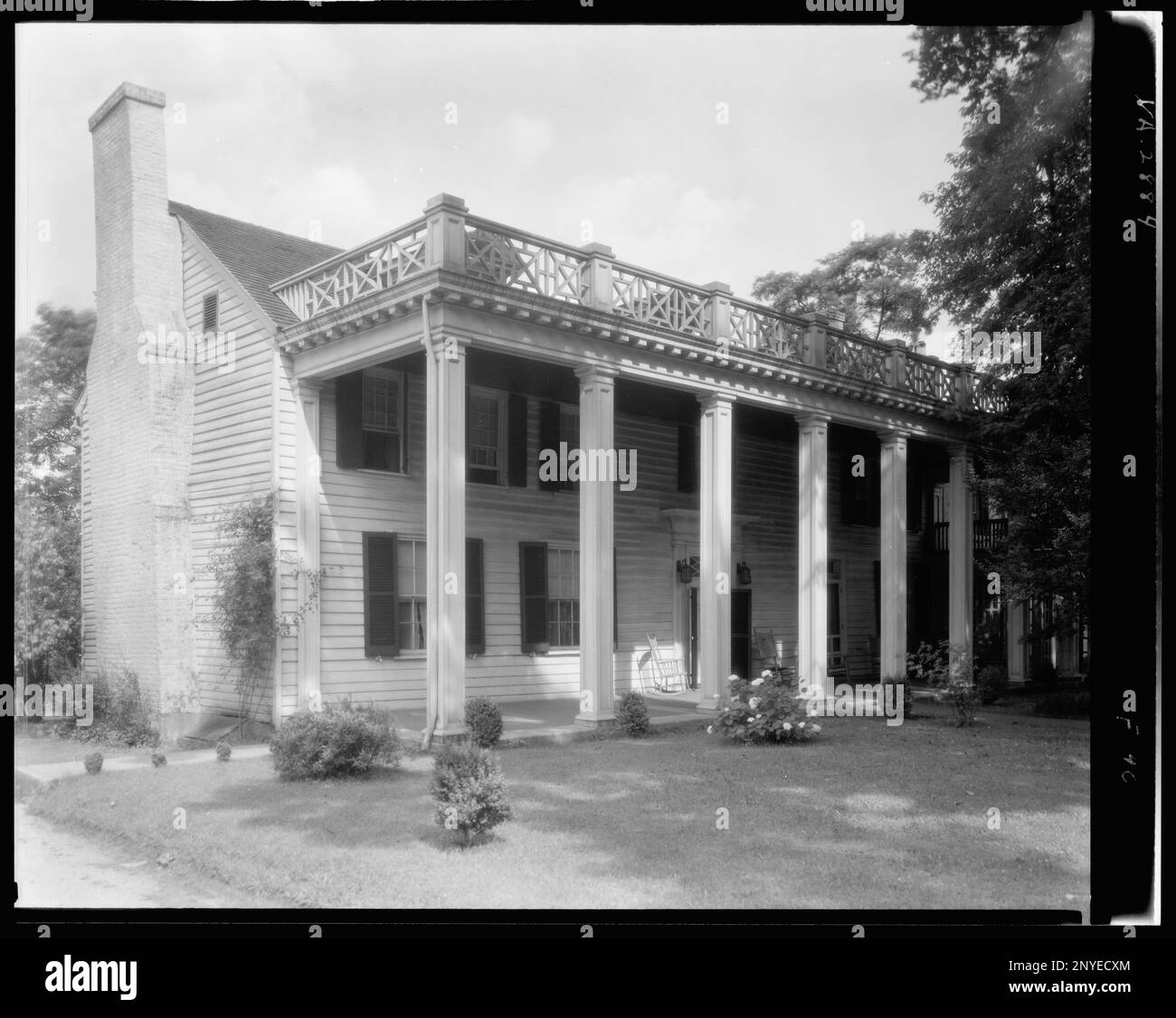 William Henry Fitzhugh House, Princess Anne Street, Fredericksburg, Virginia. Carnegie Survey of