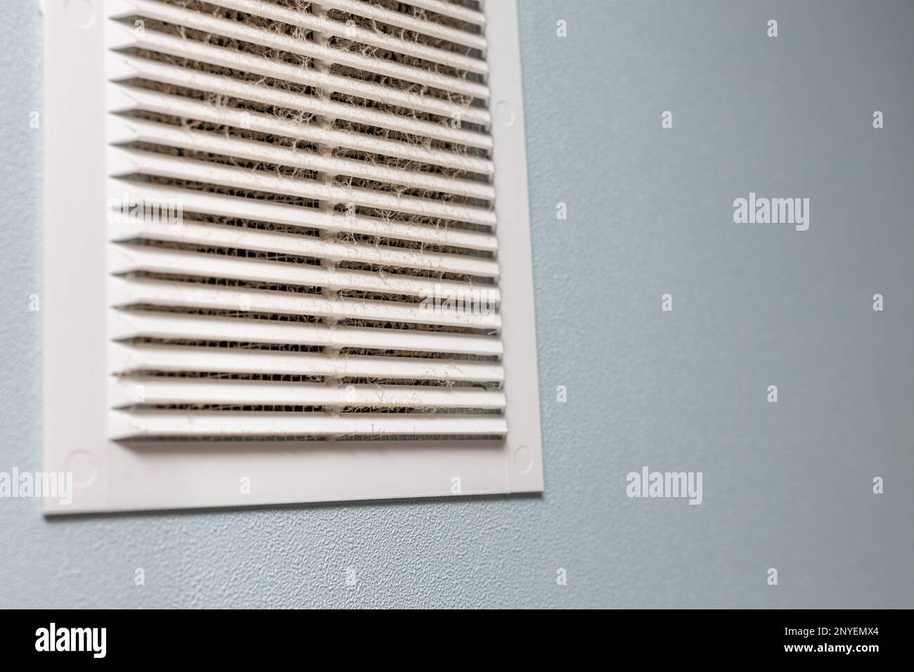 ventilation grate on the wall covered with dust Stock Photo - Alamy