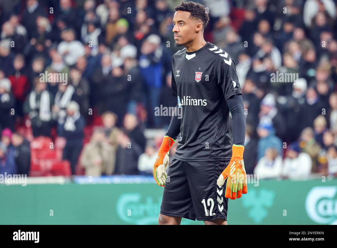 Copenhagen, Denmark. 01st Mar, 2023. Goalkeeper Nathan Trott (12) of