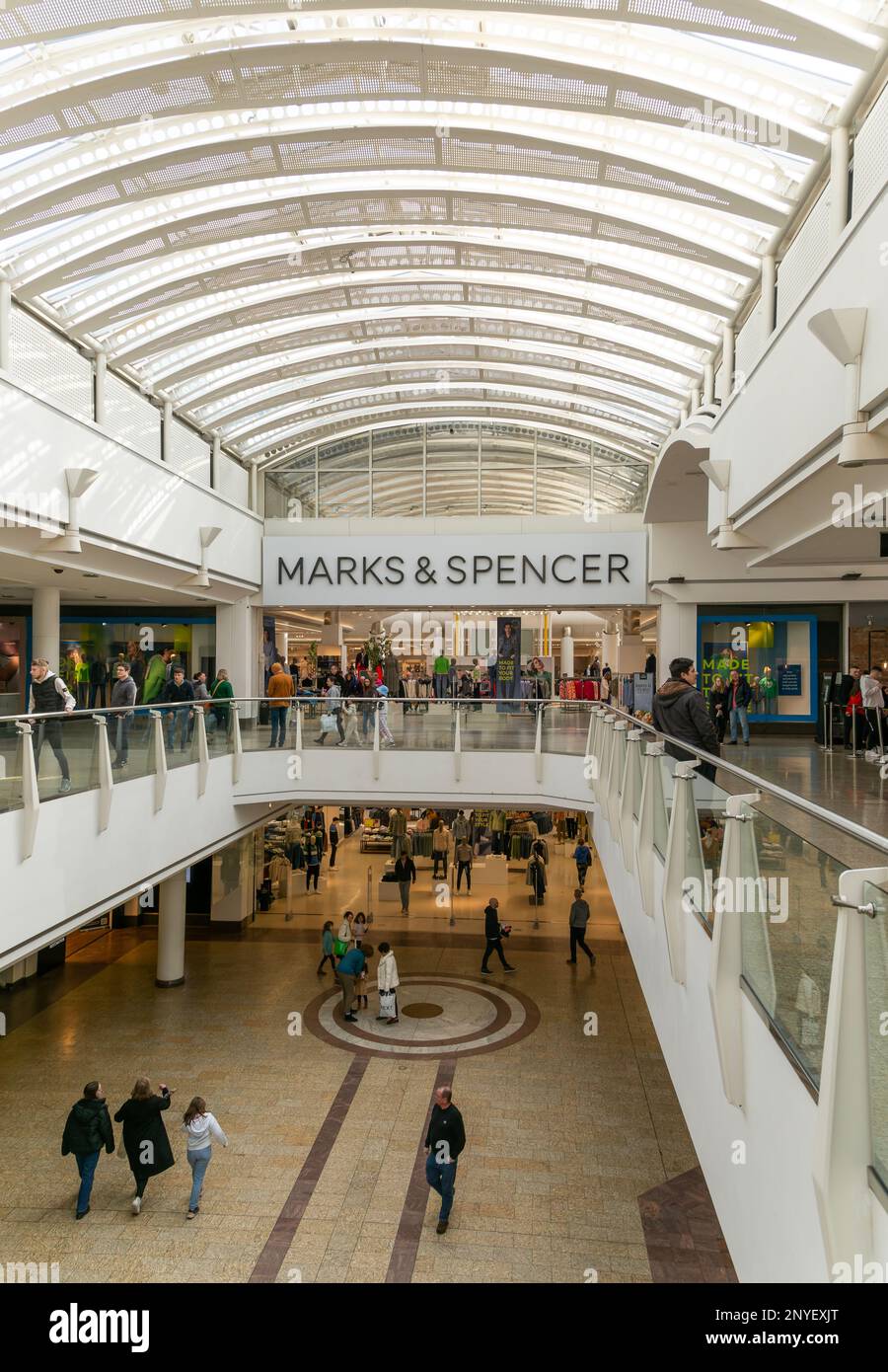 Marks & Spencer, Interior of the Mall shopping centre, Cribbs Causeway