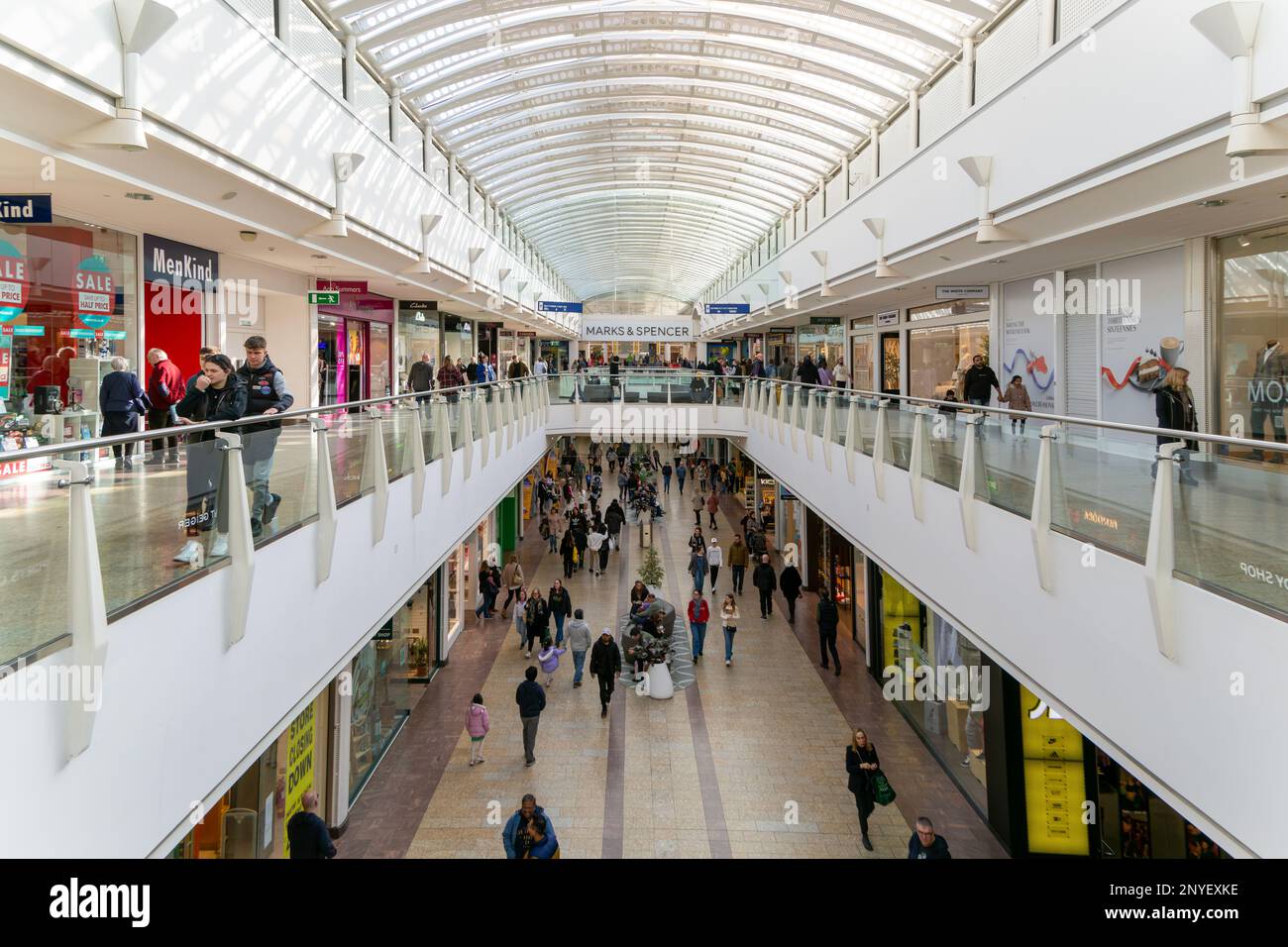 Interior of the Mall shopping centre, Cribbs Causeway, Patchway