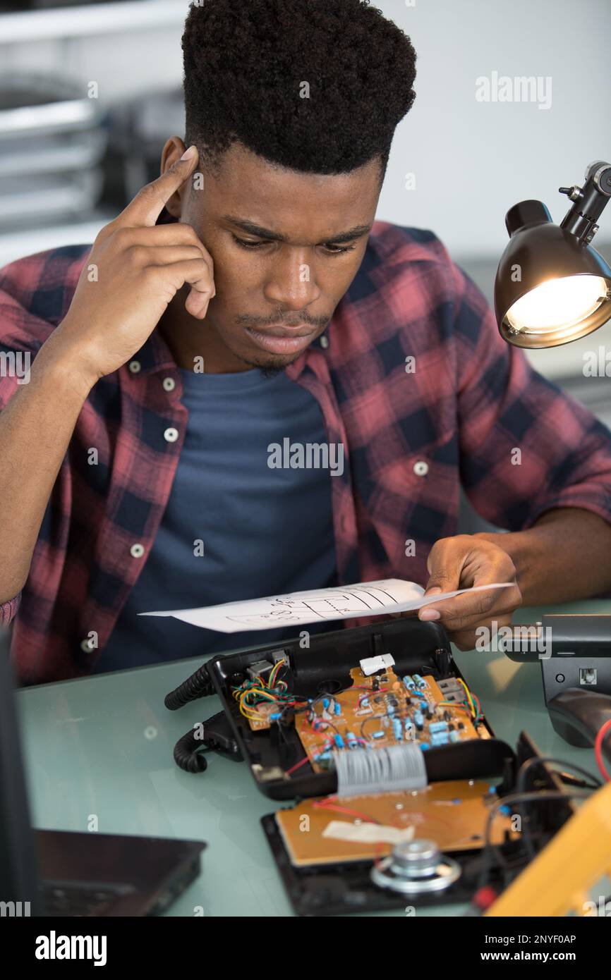 Landline phone diagram hires stock photography and images Alamy