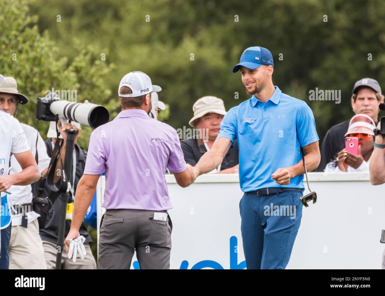 Photos: Steph Curry hits the links to prepare for the Ellie Mae Classic –  East Bay Times