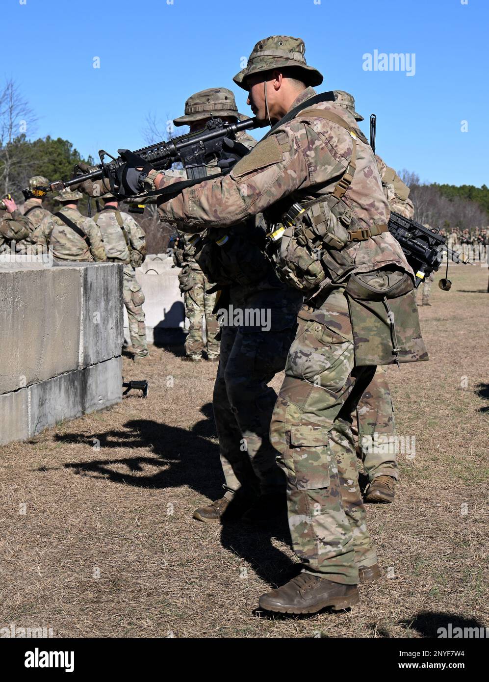 Soldiers assigned to the U.S. Army John F. Kennedy Special Warfare