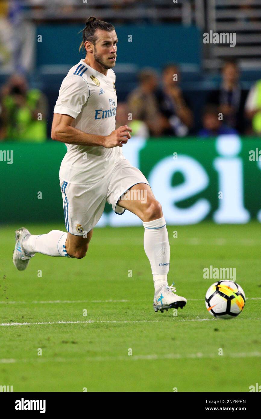 MIAMI GARDENS, FL - JULY 29: Real Madrid forward Gareth Bale (11 ...