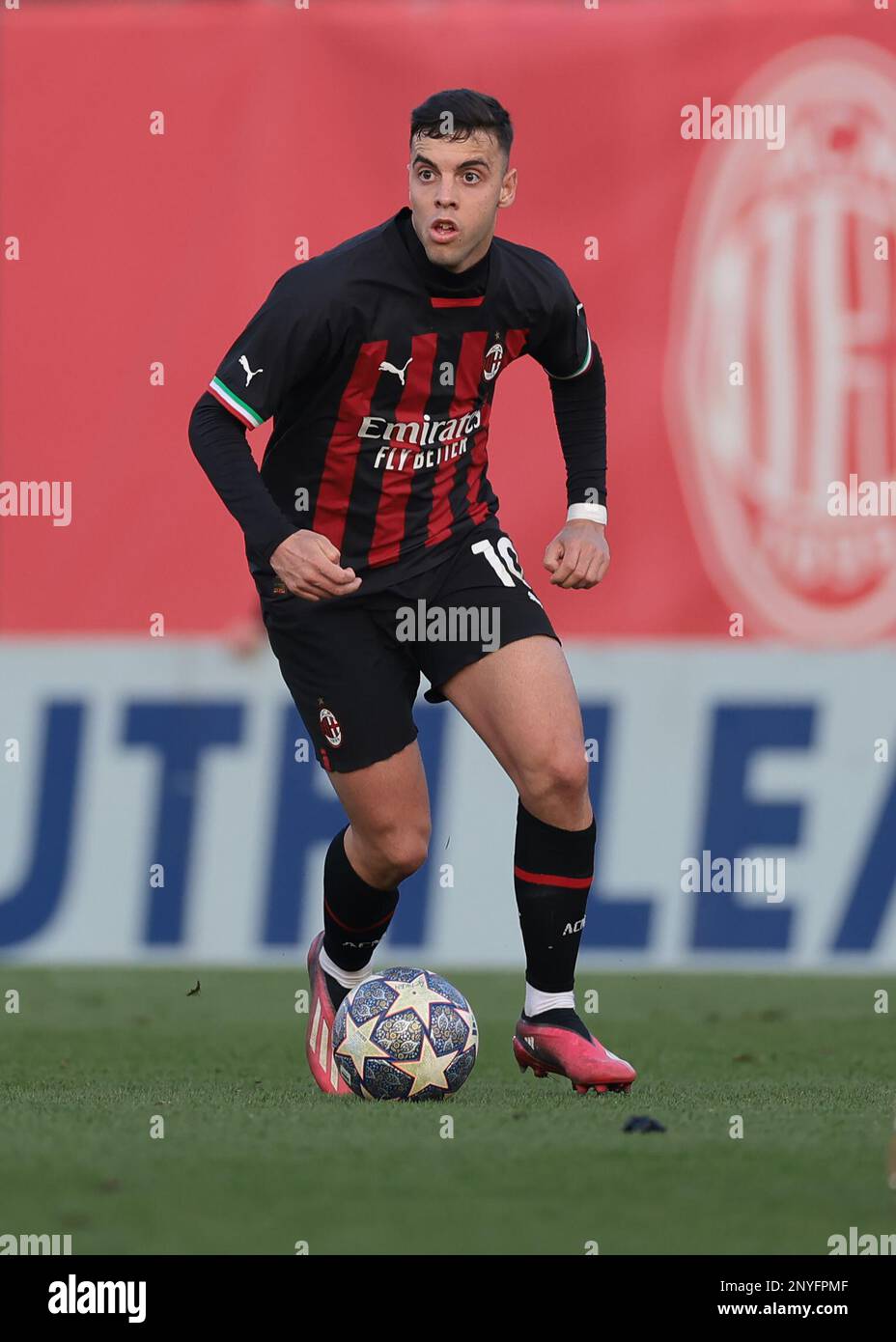 Andrei Coubis of AC Milan U19 in action during the Primavera 1 match  News Photo - Getty Images