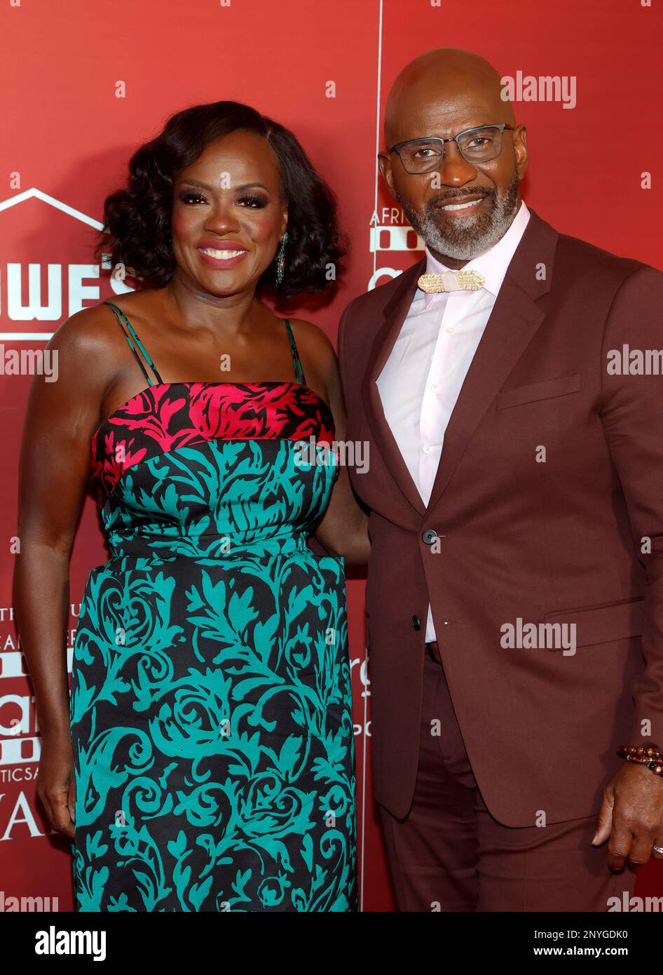 1 March 2023 -Beverly Hills, California - Julius Tennon, Viola Davis